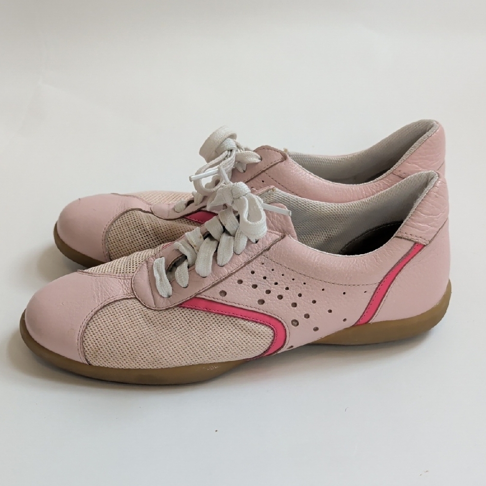 Banana Republic Pink and Beige Women's Sneakers